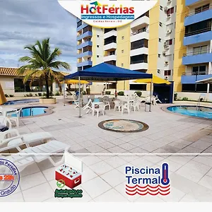 Flat Paradise, Piscinas Termais, Proximo Ao Centro - Hotferias Apartamento